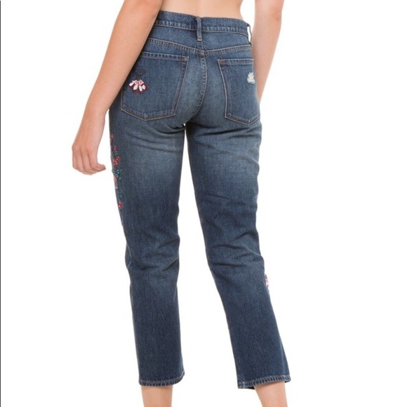 JUICY COUTURE FLORAL BOYFRIEND JEANS ❤️ - Picture 2 of 2